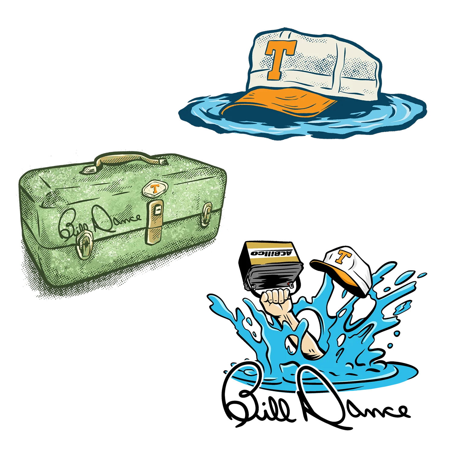 Bill Dance Sticker Pack