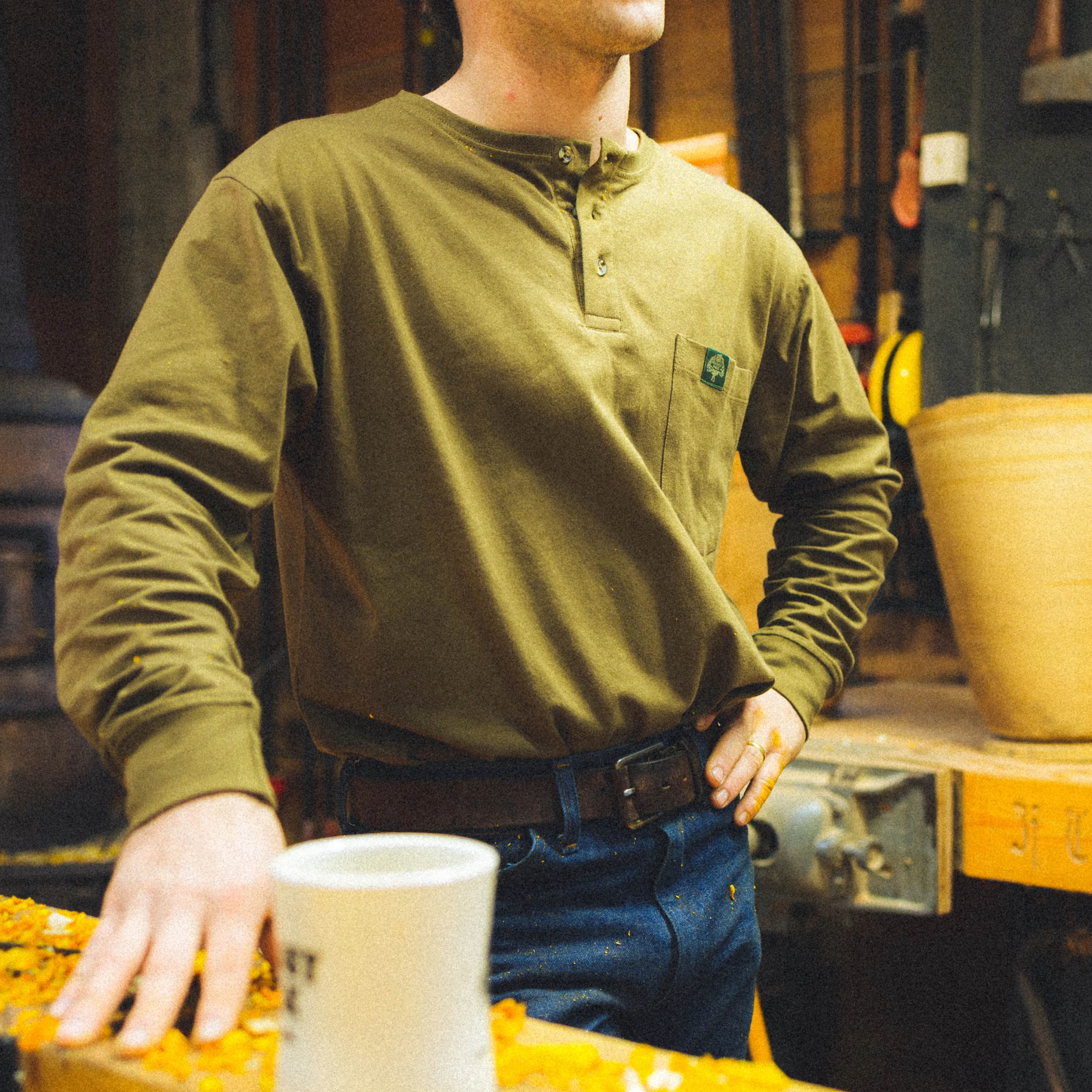 Cottrell Camp Henley Long Sleeve - Image 8