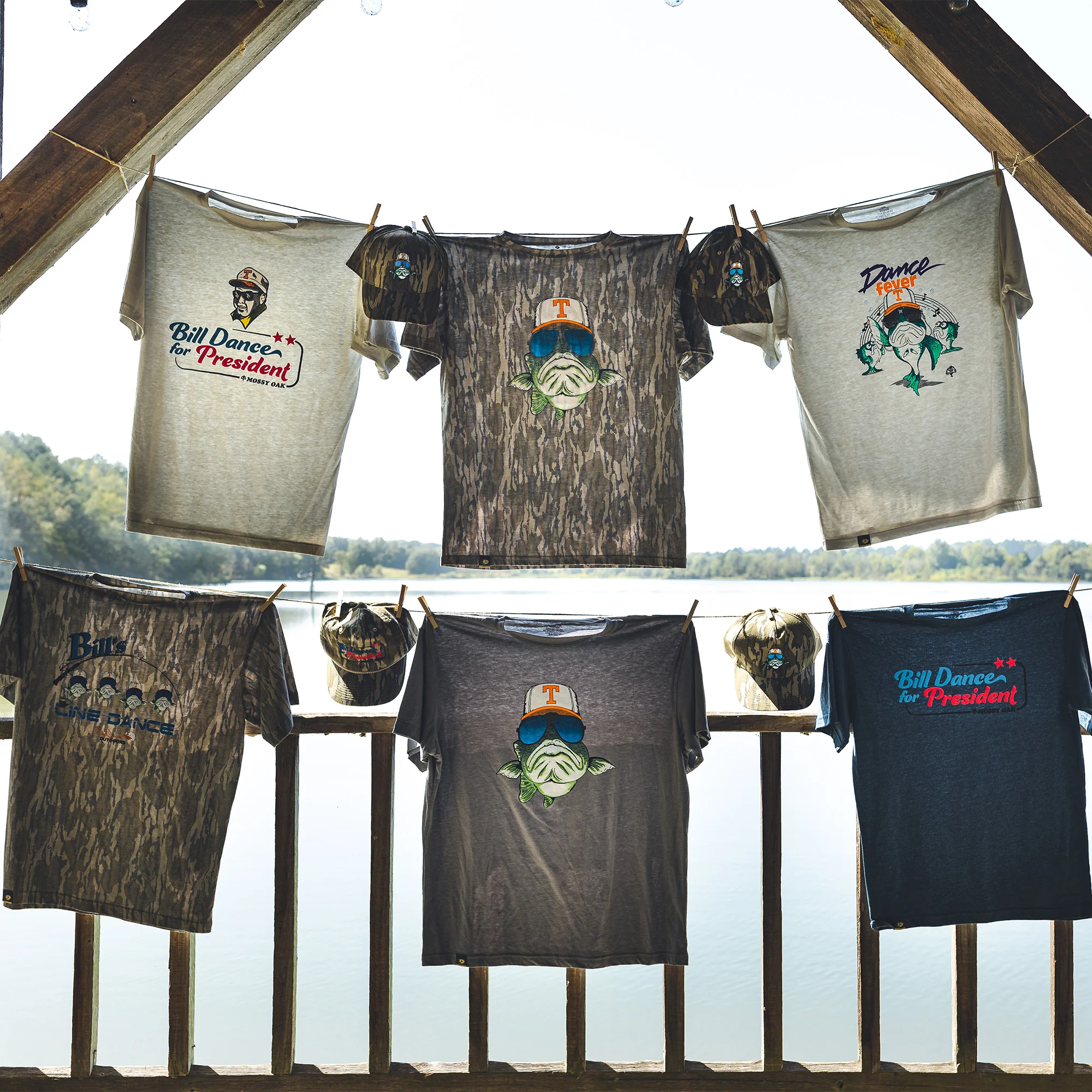 Bill Dance Line Dance Washed Out Tee - Image 2