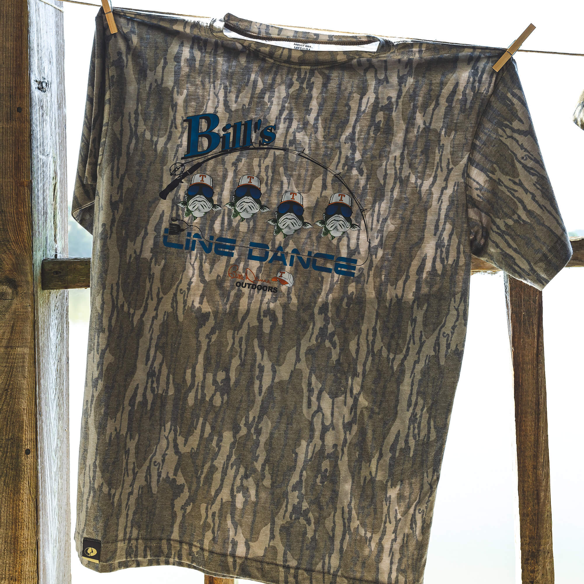 Bill Dance Line Dance Washed Out Tee - Image 3