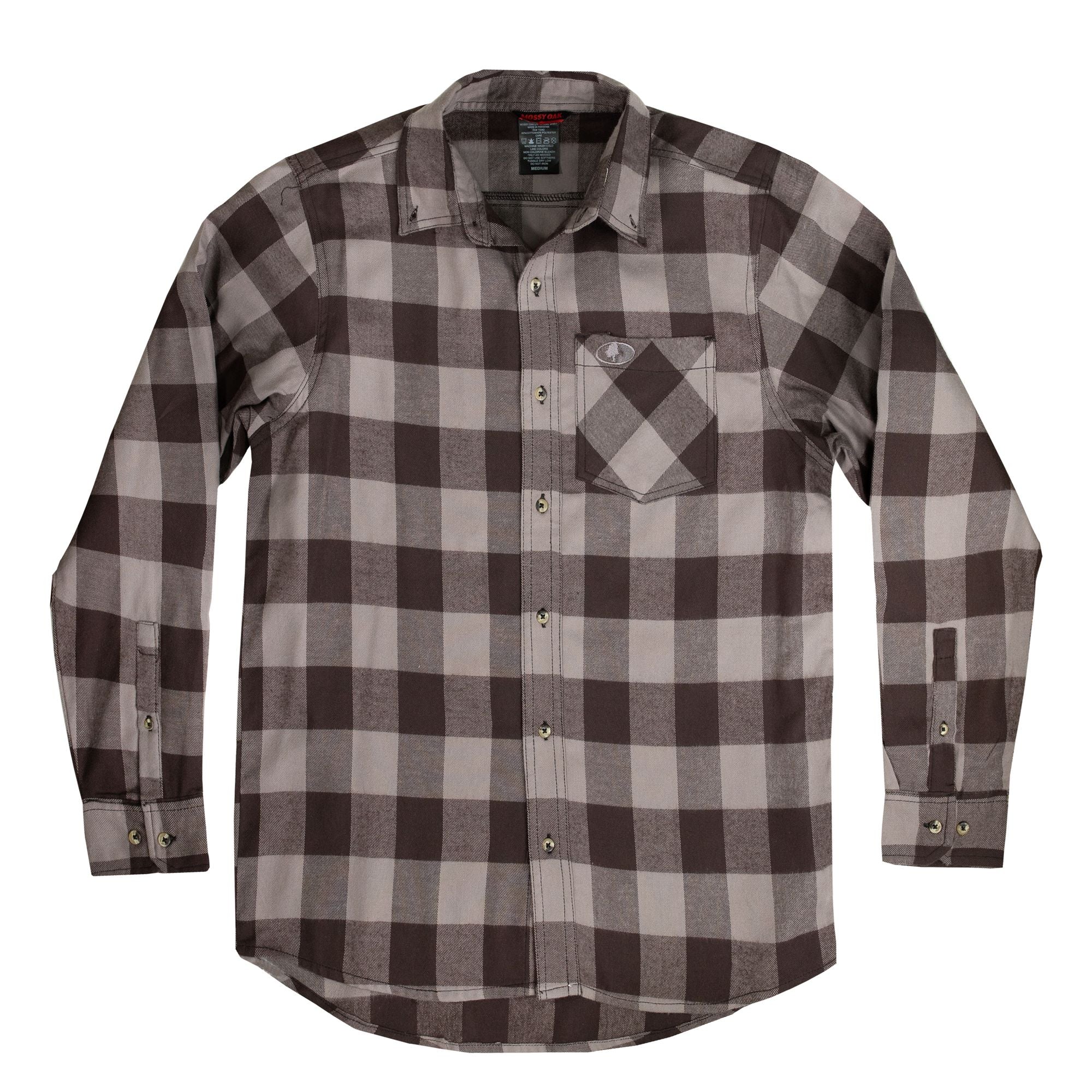 Mossy Oak Men's Plaid Flannel Shirt