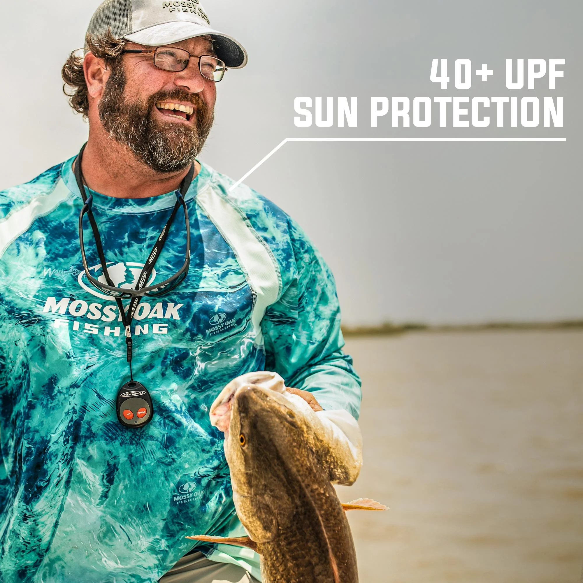 Mossy Oak Men's Long Sleeve Fishing Tech Shirt - Image 4