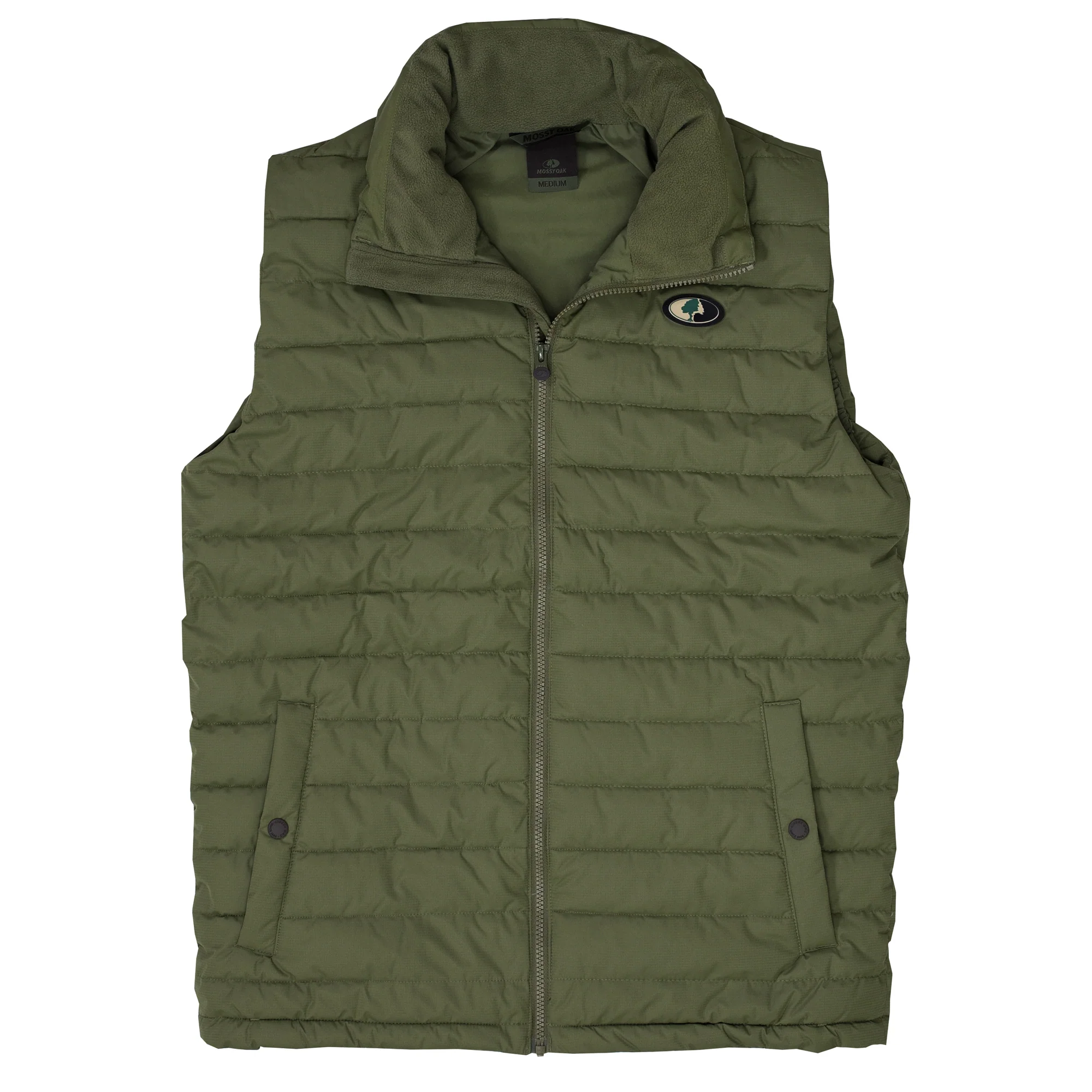 Men's Solid Puffer Vest - Image 5