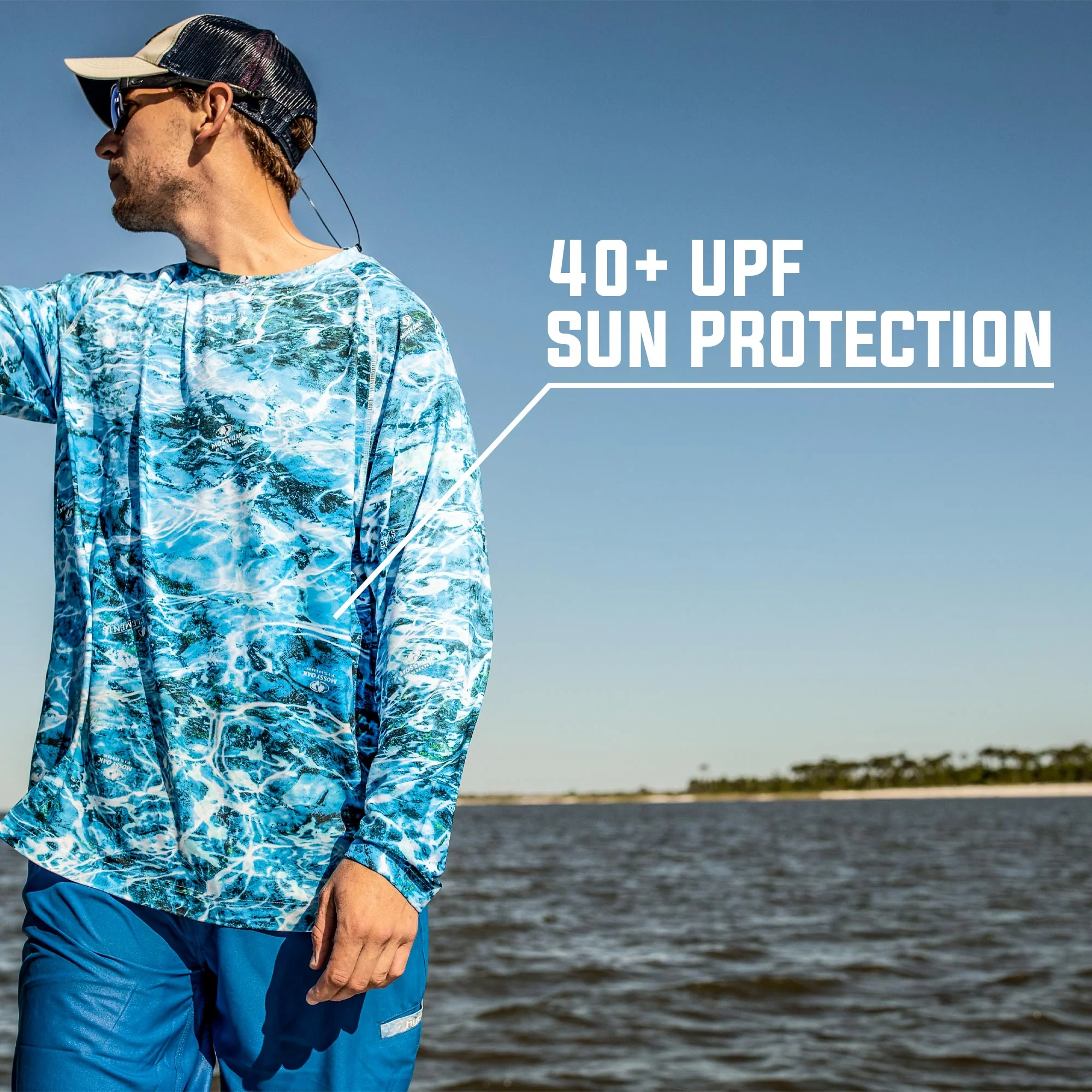 Mossy Oak Shield Long Sleeve Tech Shirt - Image 5