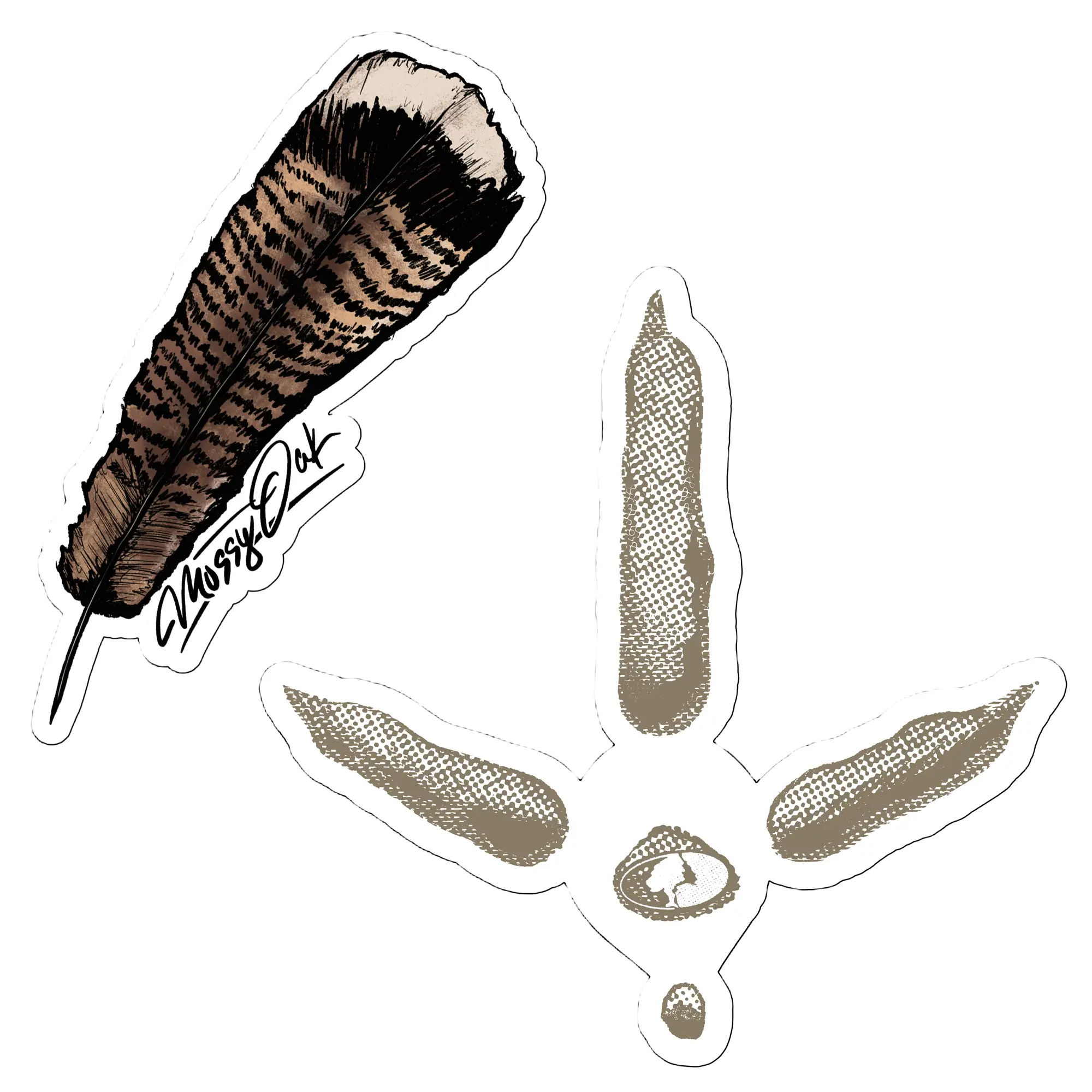 Mossy Oak Turkey Sticker Pack