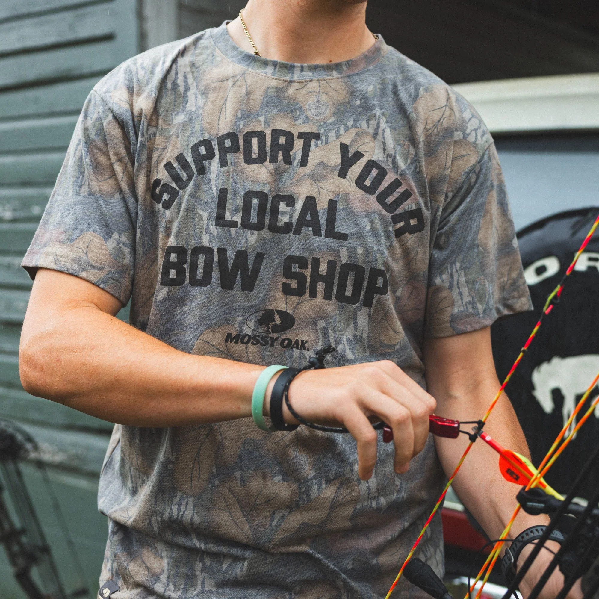 Support Your Local Bow Shop Tee - Image 2