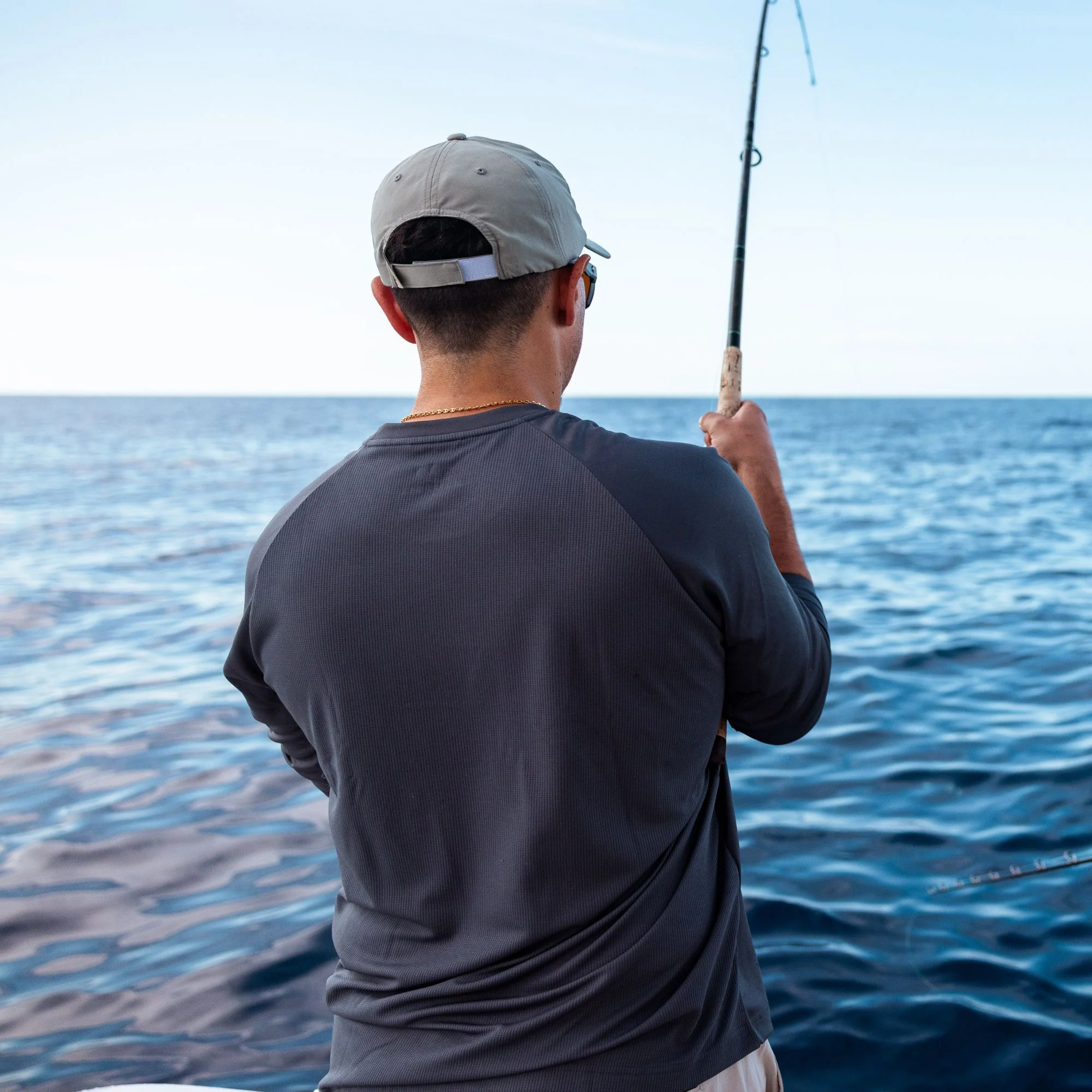 Tibbee Flex Grid Back Long Sleeve Tee - Image 4