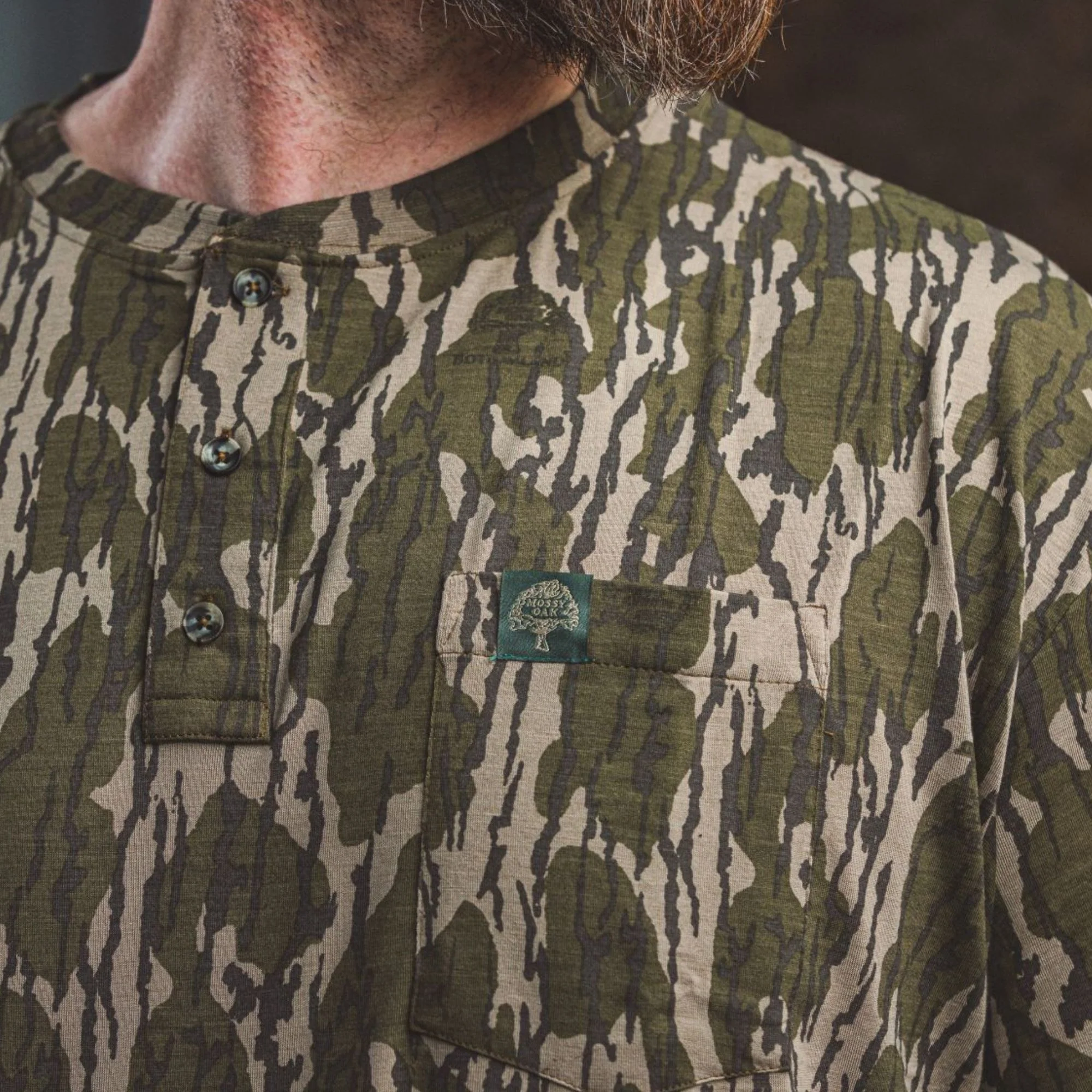 Tombigbee Light Short Sleeve Henley - Image 3