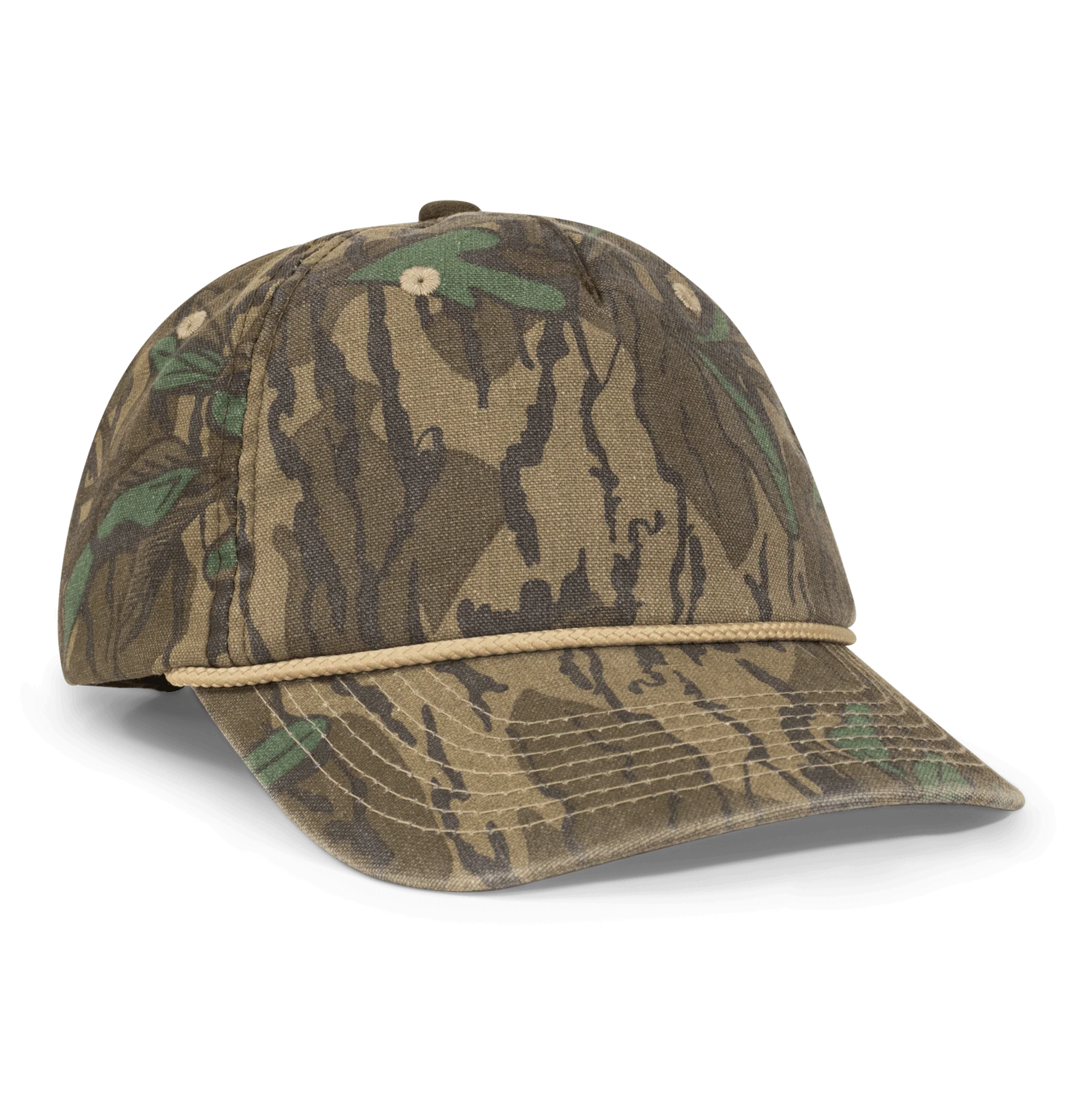 Vintage Rope Solid Camo 5-Panel Hat - Image 5