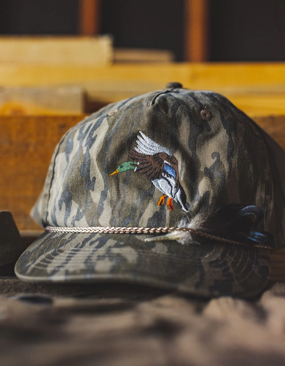 Wright Drake Mallard 5-Panel Rope Hat - Image 3